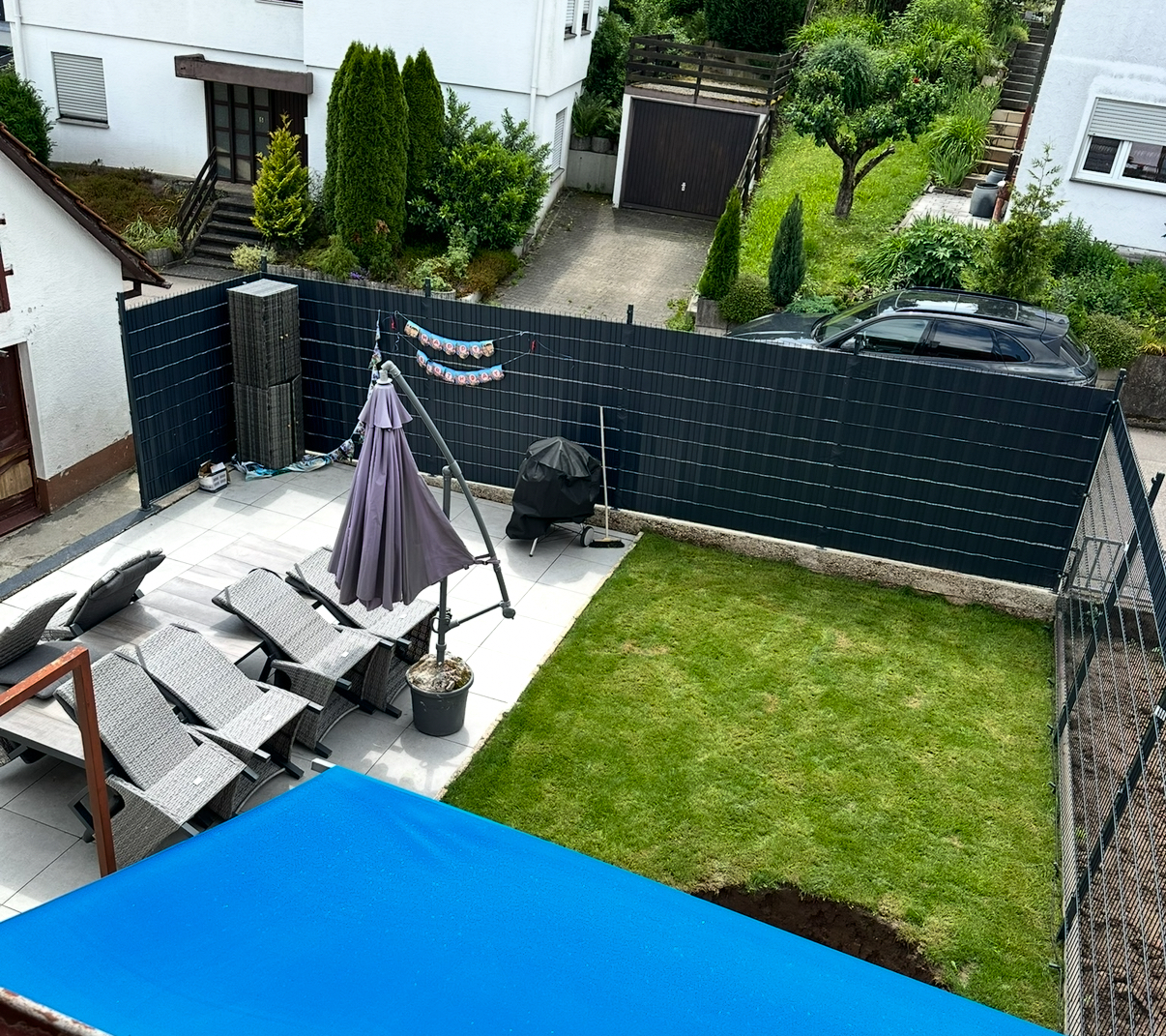 Fertiggestellte Terrasse !